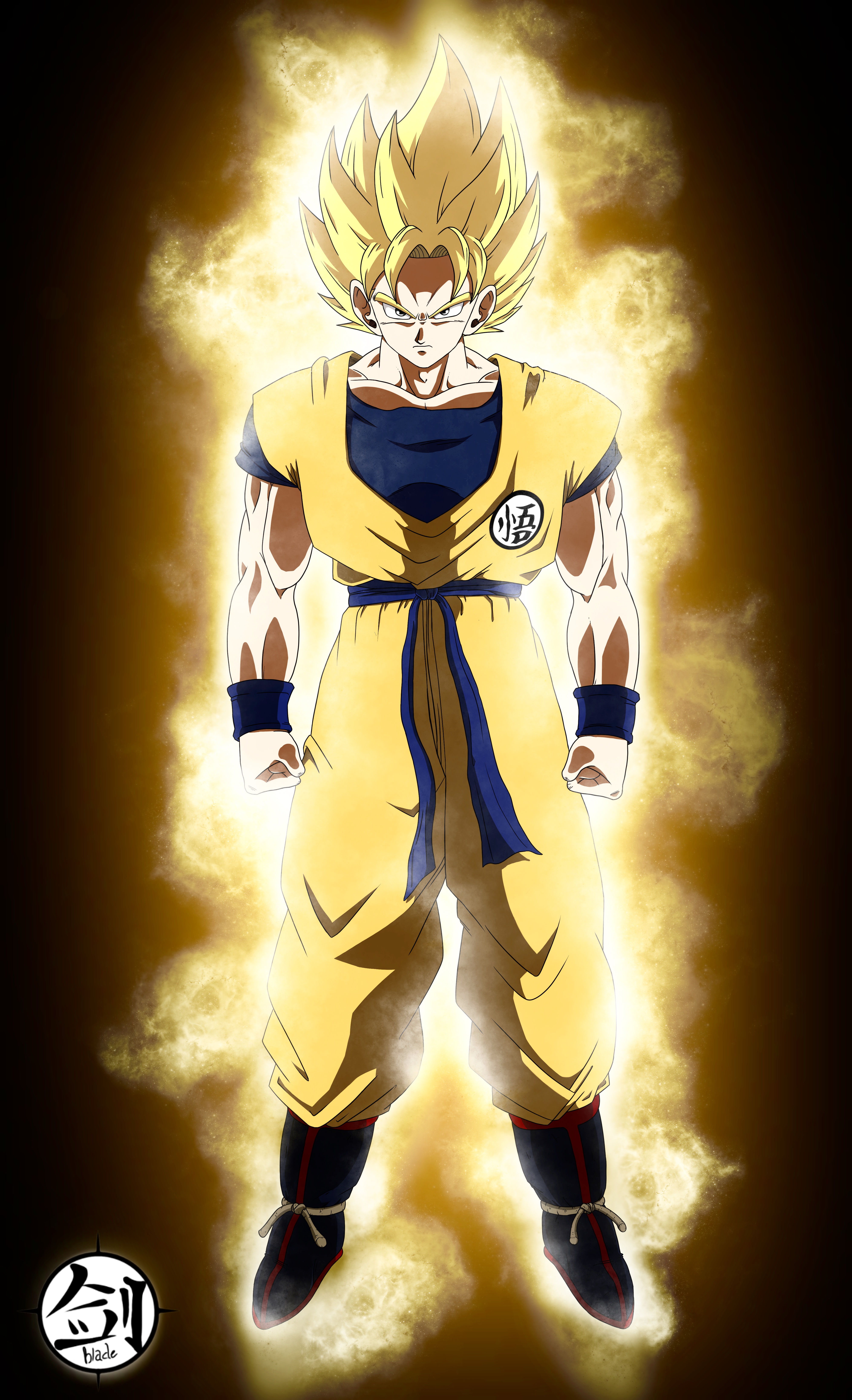 The Super Saiyan God - Goku by icaro382 on DeviantArt