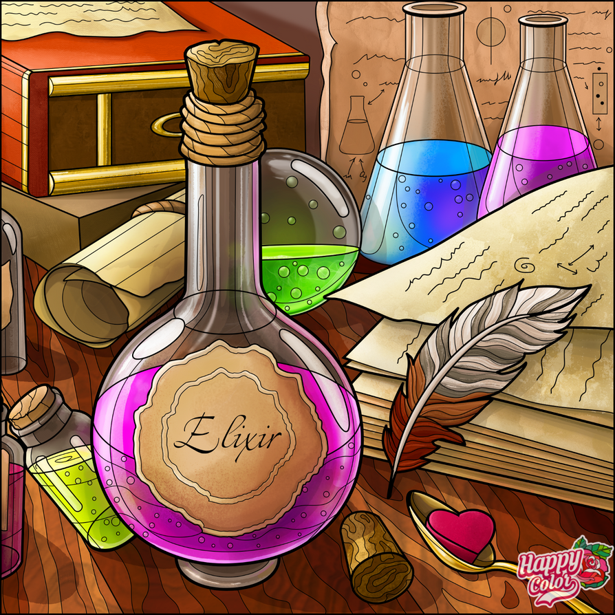 Elixir Potion by PrincessLayla20 on DeviantArt