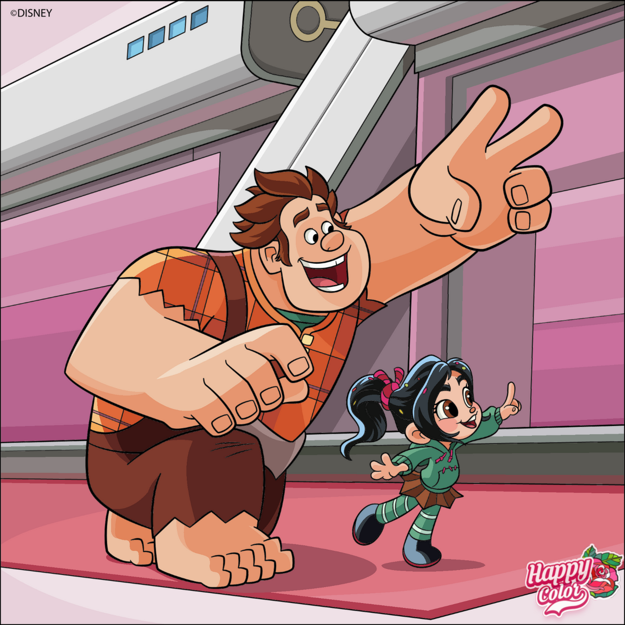 Exploring Internet Ralph Ralph and Vanellope exploring the internet by PrincessLayla20 on DeviantArt
