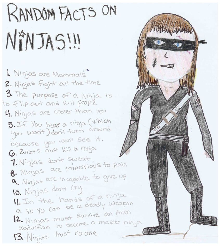 Random Facts on Ninjas by NaviaAndrews on DeviantArt