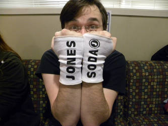 Jones Soda Fingerless Gloves