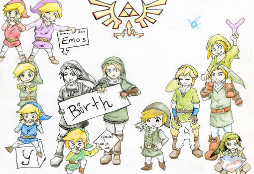 Zelda Happy Birthday Card