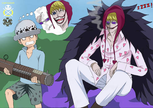 One Piece \\ Law and Corazon