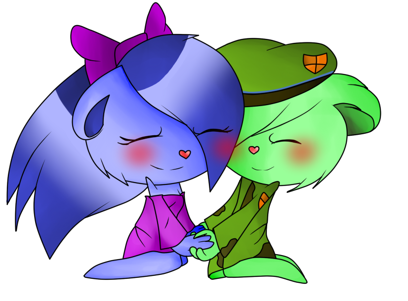 Pc.:Flippy and Little Blue:.