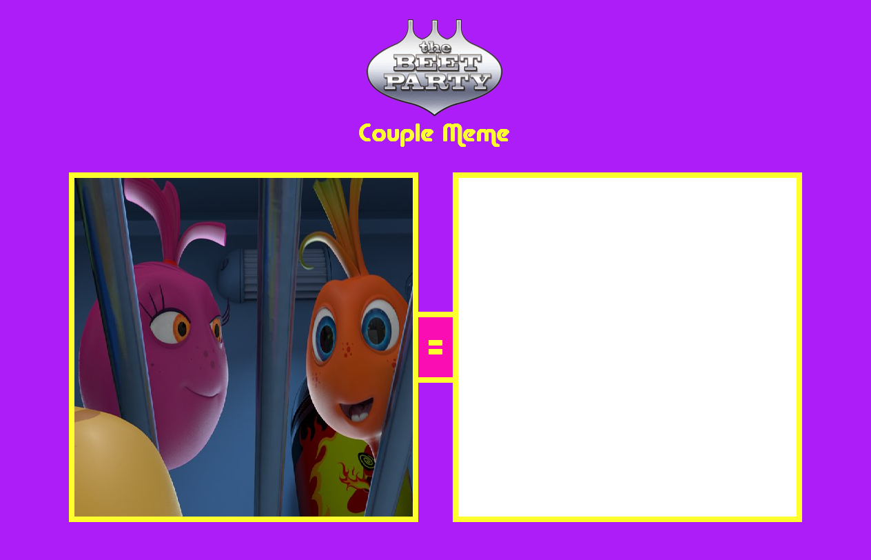 The Beet Party Couple Meme (2) - Blank by HobbyPony on DeviantArt The Beet Party Couple Meme (2) - Blank by HobbyPony on DeviantArt