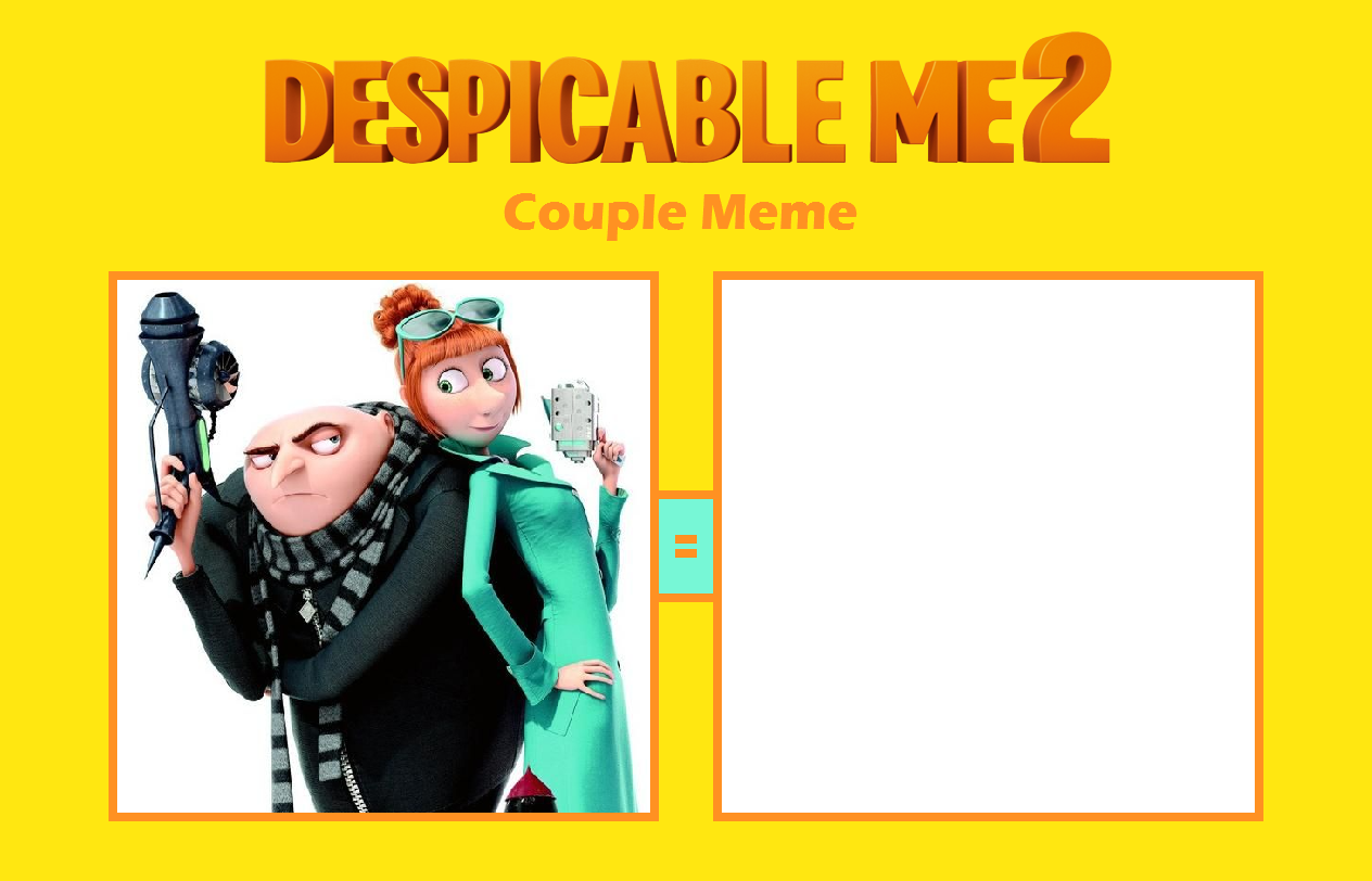 Despicable Me 2 Couple Meme - Blank by HobbyPony on DeviantArt