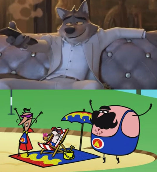 Mr. Wolf Watches The Amazing Adrenalini Brothers by HobbyPony on DeviantArt