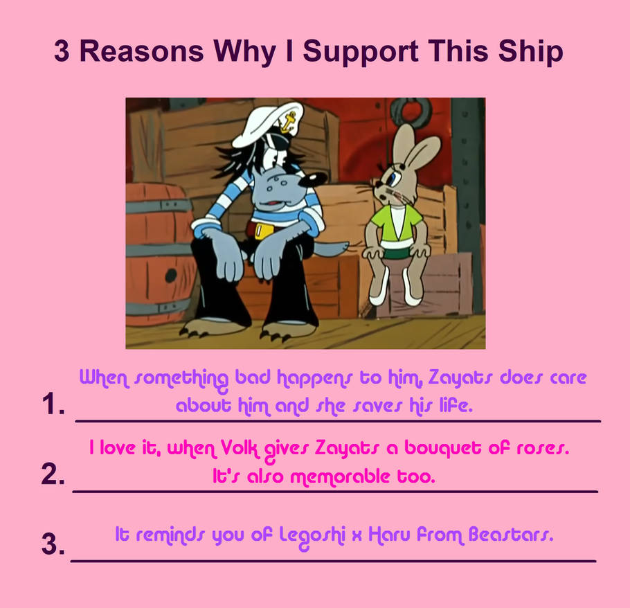 Another 3 Reasons Why I Support Volk x Zayats by HobbyPony on DeviantArt