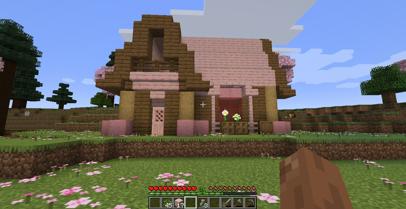 Minecraft My Cherry Blossom House By HobbyPony On DeviantArt minecraft-my-cherry-blossom-house-by-hobbypony-on-deviantart