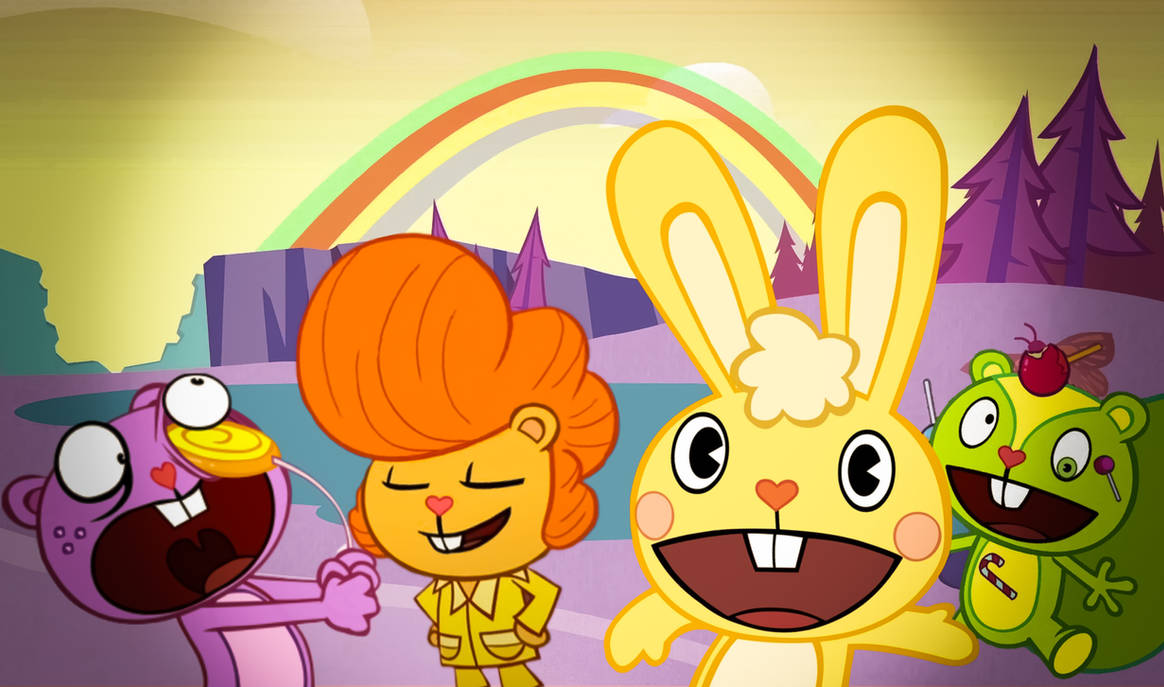 Happy Tree Matching Happy Tree Friends (Image from My Xmas Gift #2) by HobbyPony on DeviantArt