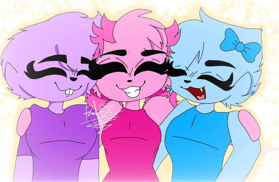 Sally, Riley, and Emily by RidathecatICS on DeviantArt