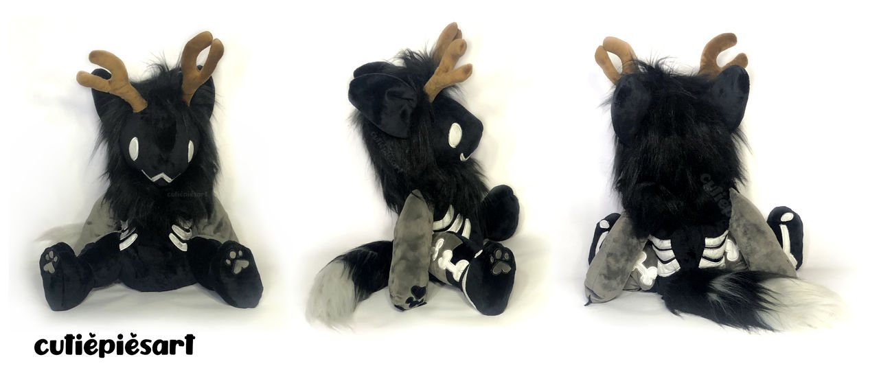 Sitting Protogen Fursona Plush by cutiepiesart on DeviantArt