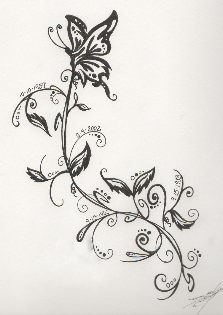 Family Date Tattoo Design by BJGoodwin on DeviantArt