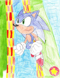 Sonic The Hedgehog Jumps