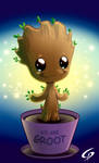 Little Groot_by Gino Descalzi by Dreamgate-Gad