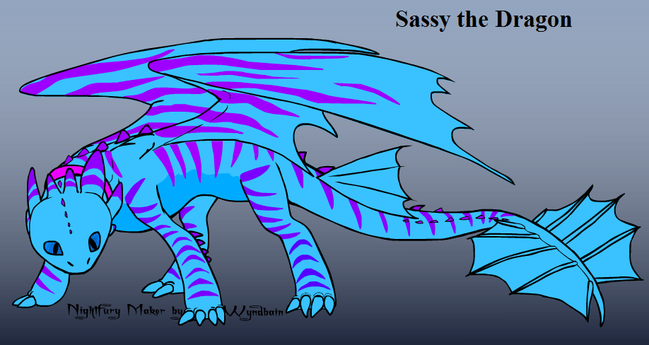 Midnight dragon. Night Fury maker. Sassy Dragon Zombie girl from by sassydragon18 on DEVIANTART.