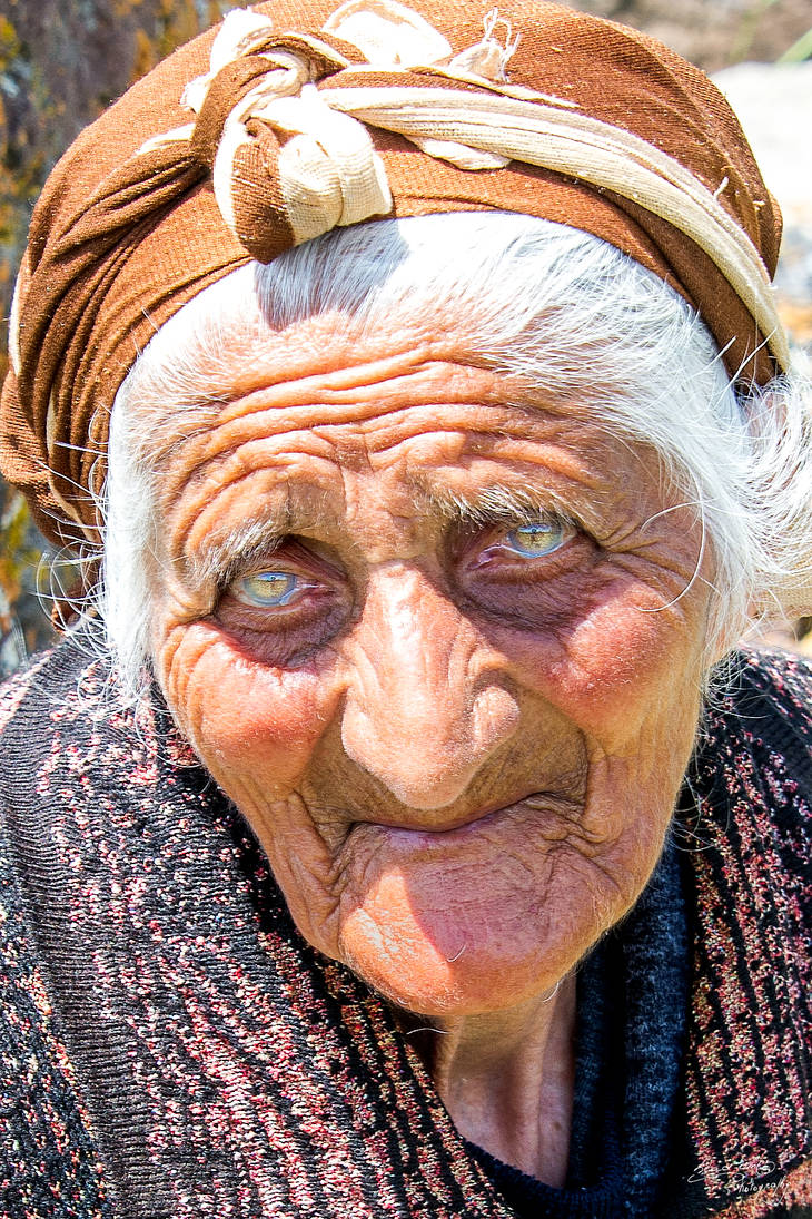 Elderly sadness by H3ad0n
