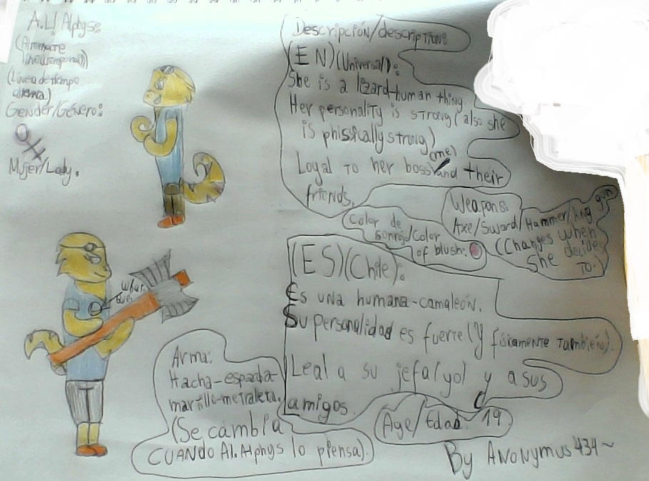 A.L Alphys reference by Anonymus434 on DeviantArt