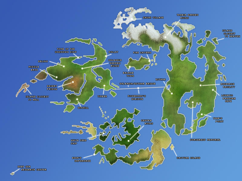 FFVIII World Map by insanityassassin on DeviantArt