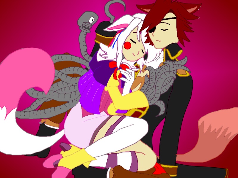 Foxy x mangle anime