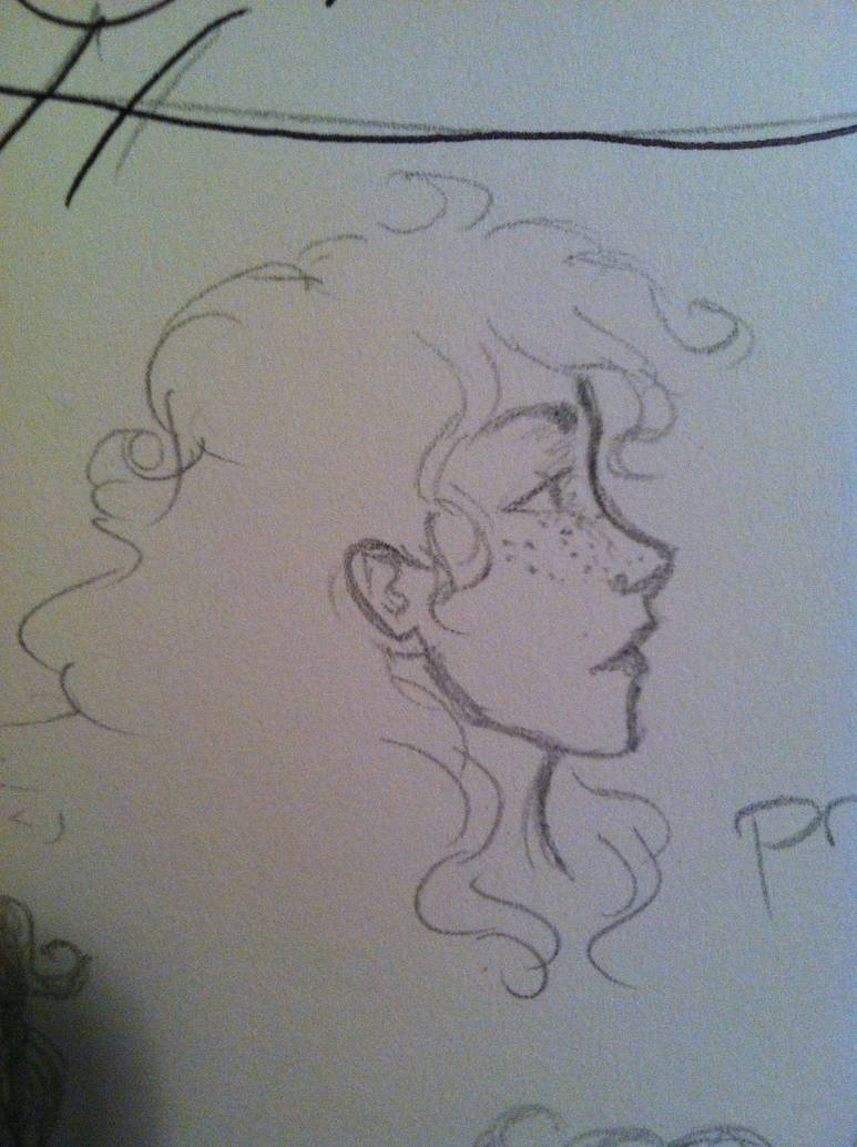 Merida profile sketch by mmmills on DeviantArt