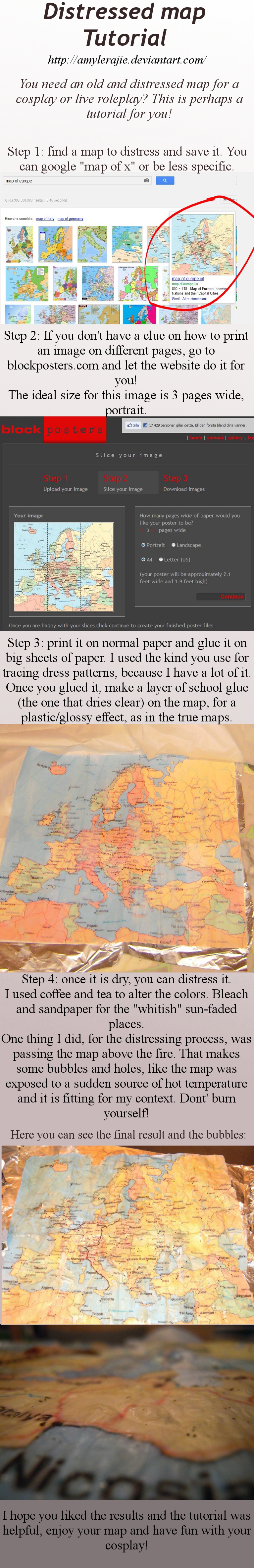 Tutorial: distressing a map