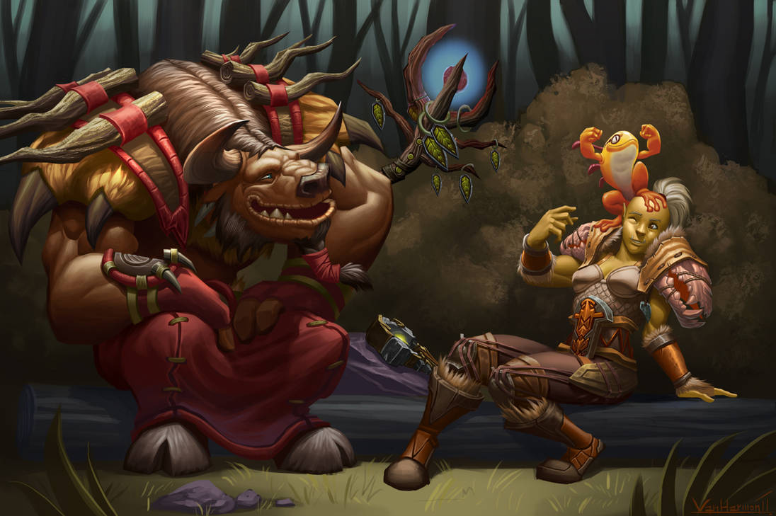 Орк друид Warcraft