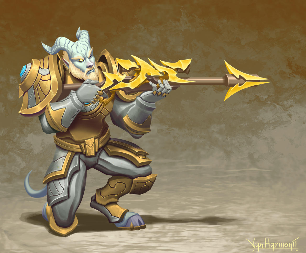 Draenei With Rifle