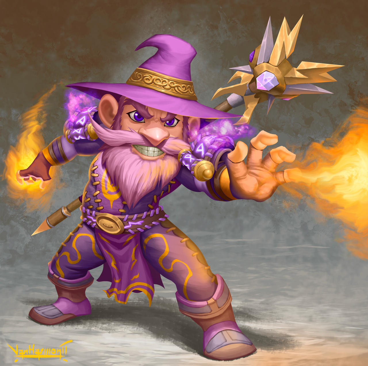 Gnome Mage By VanHarmontt On DeviantArt gnome-mage-by-vanharmontt-on-deviantart