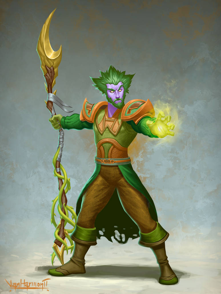 Night Elf Druid By VanHarmontt On DeviantArt