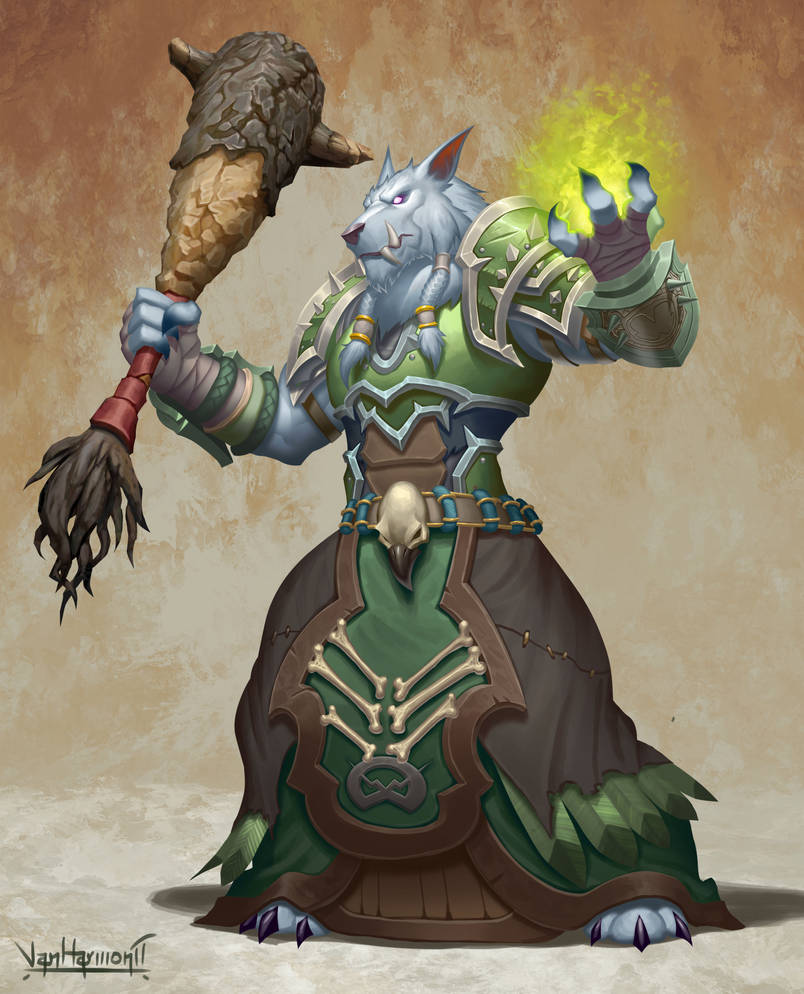 Worgen Druid By VanHarmontt On DeviantArt