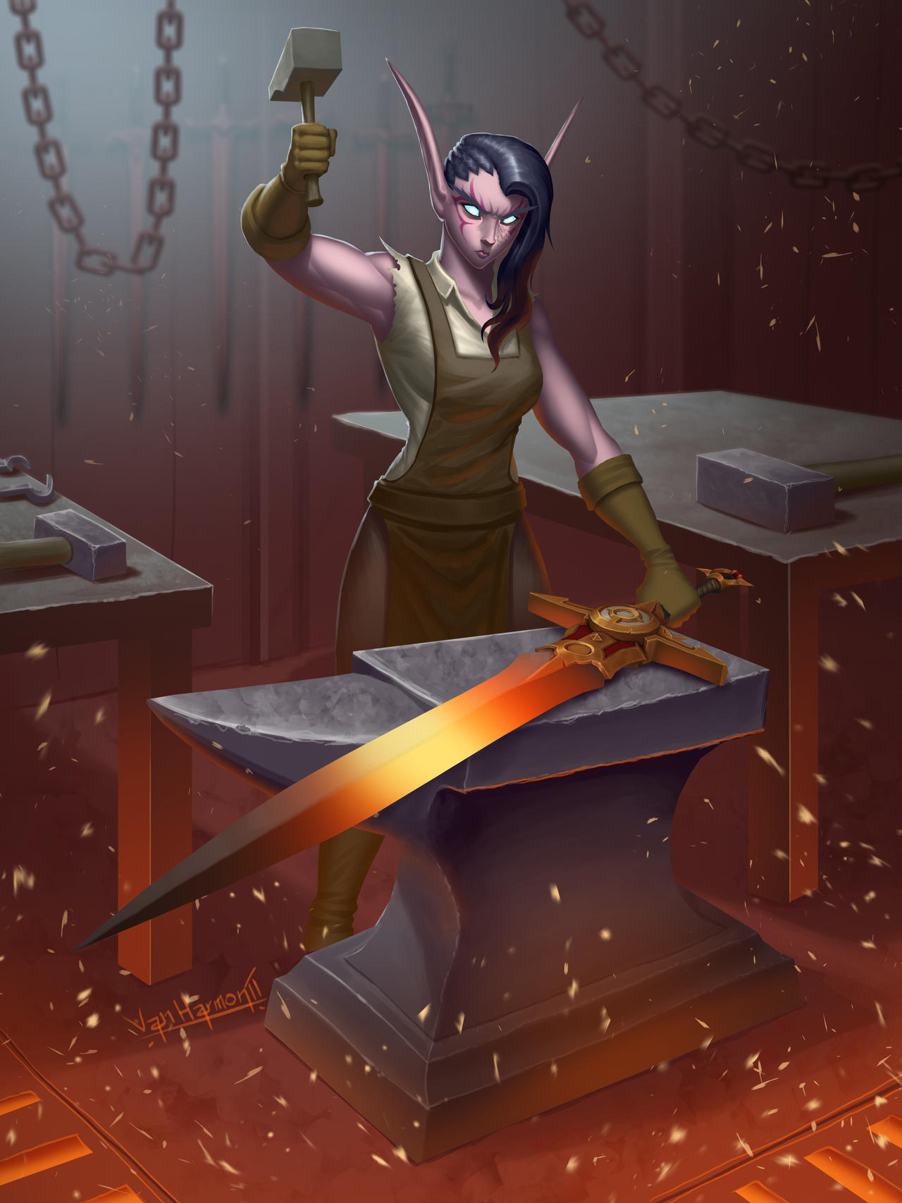 Nightelf Blacksmith