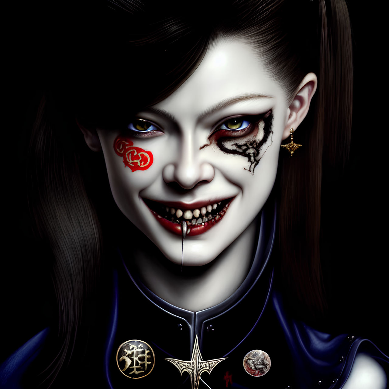 Vampire girl by PunkerLazar on DeviantArt