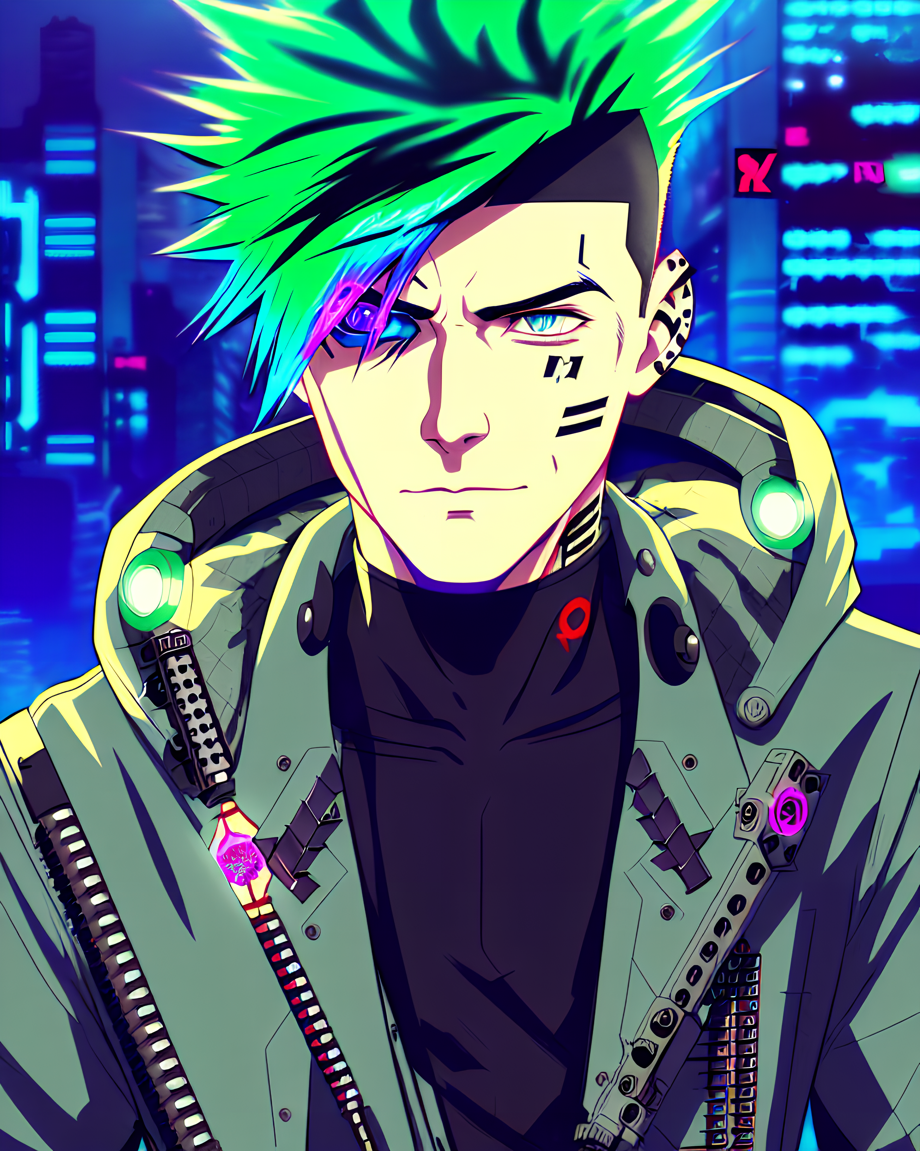 ANIME Cyberpunk Boy (2) by PunkerLazar on DeviantArt