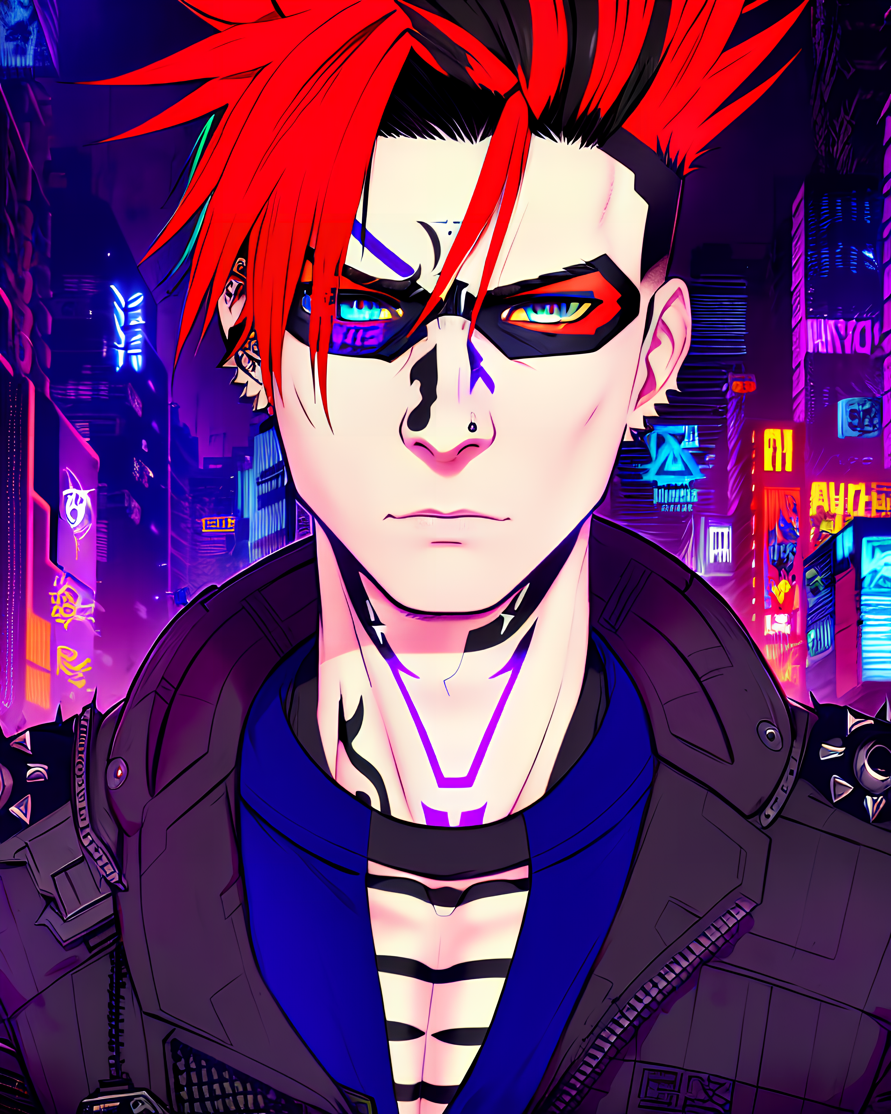 ANIME Cyberpunk Boy (7) by PunkerLazar on DeviantArt