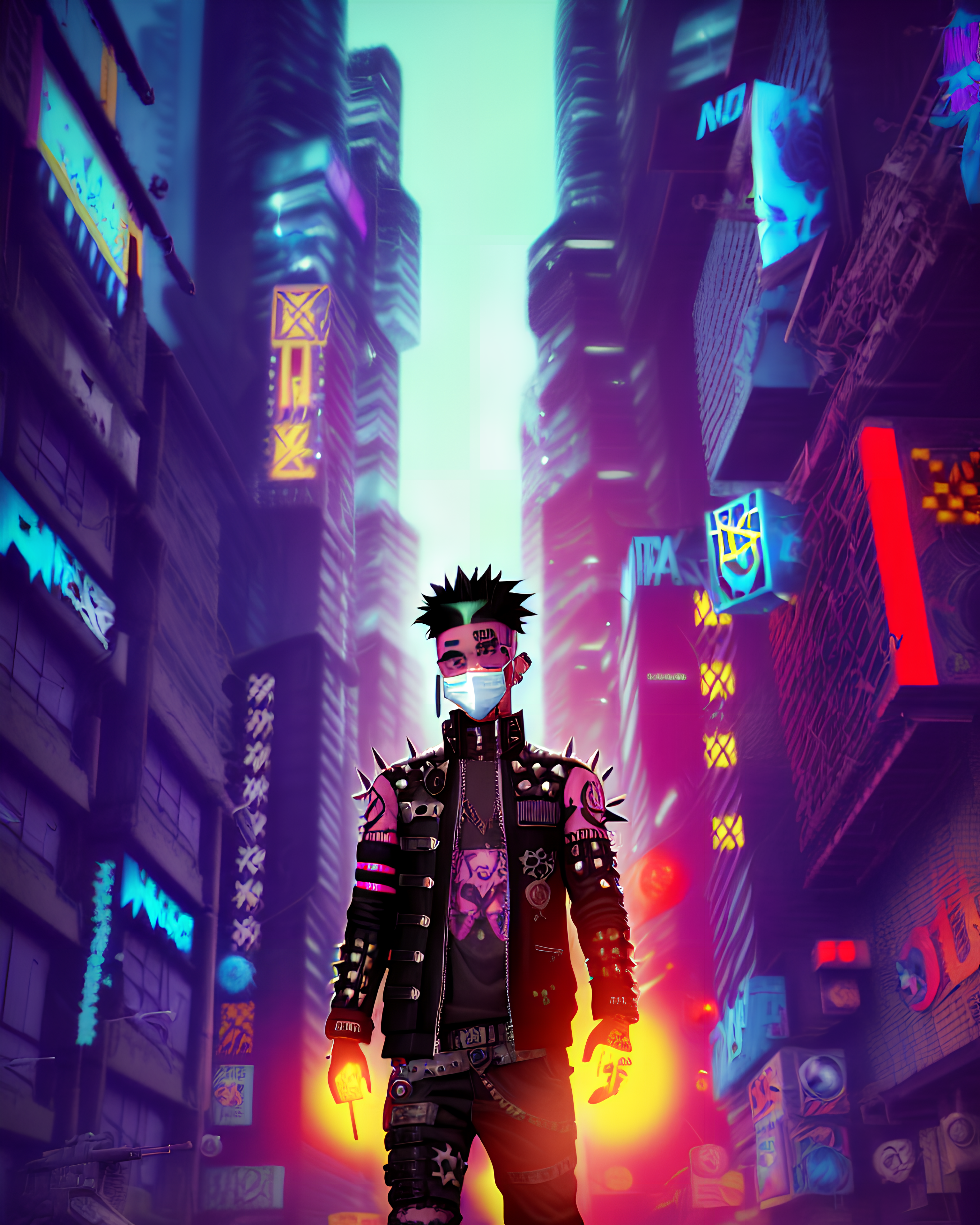 City Glow - Animated by TheFearMaster  Cyberpunk city, Futuristic city,  Neon wallpaper