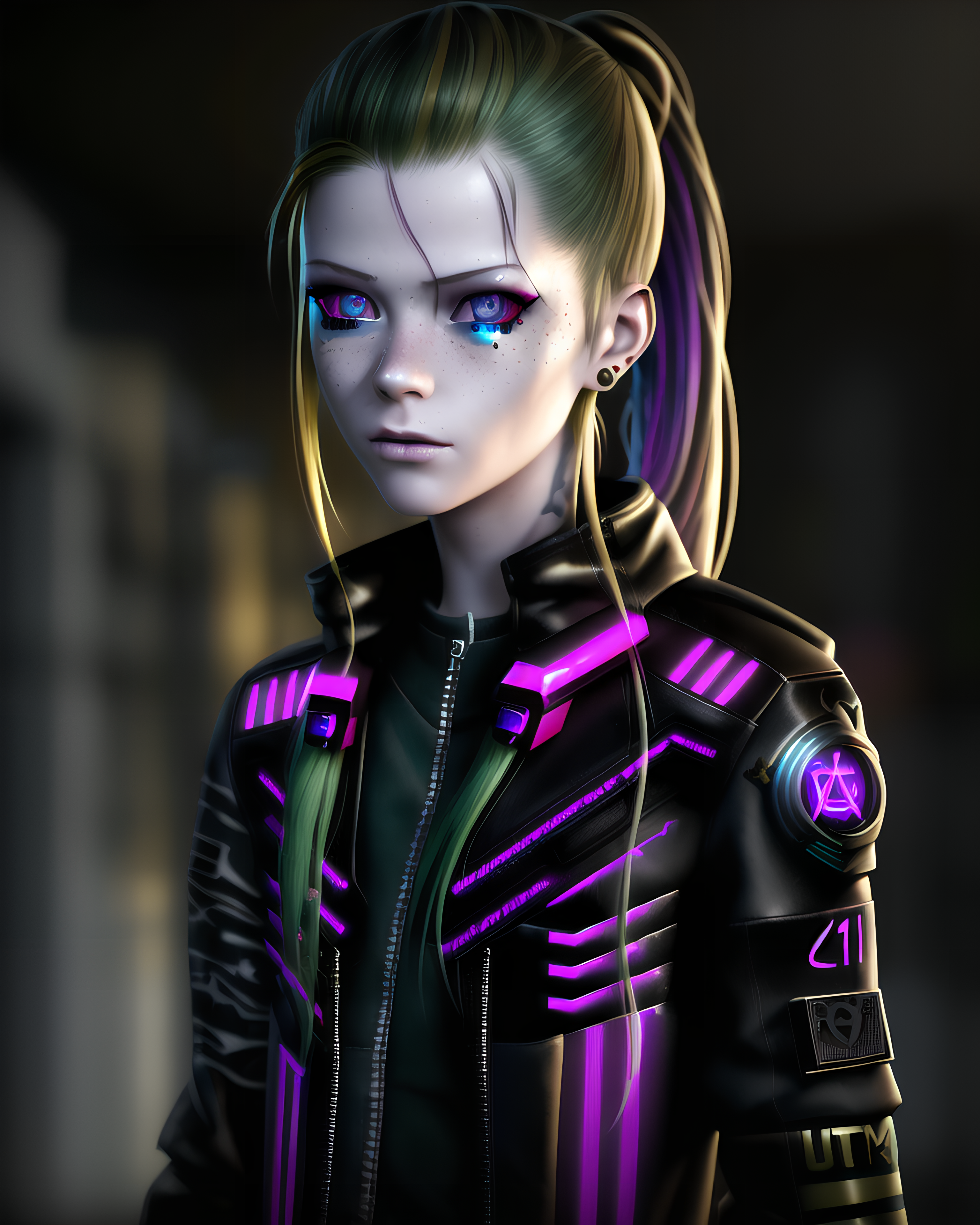 Cyberpunk 2077 girl wallpaper by KgbUmaru on DeviantArt