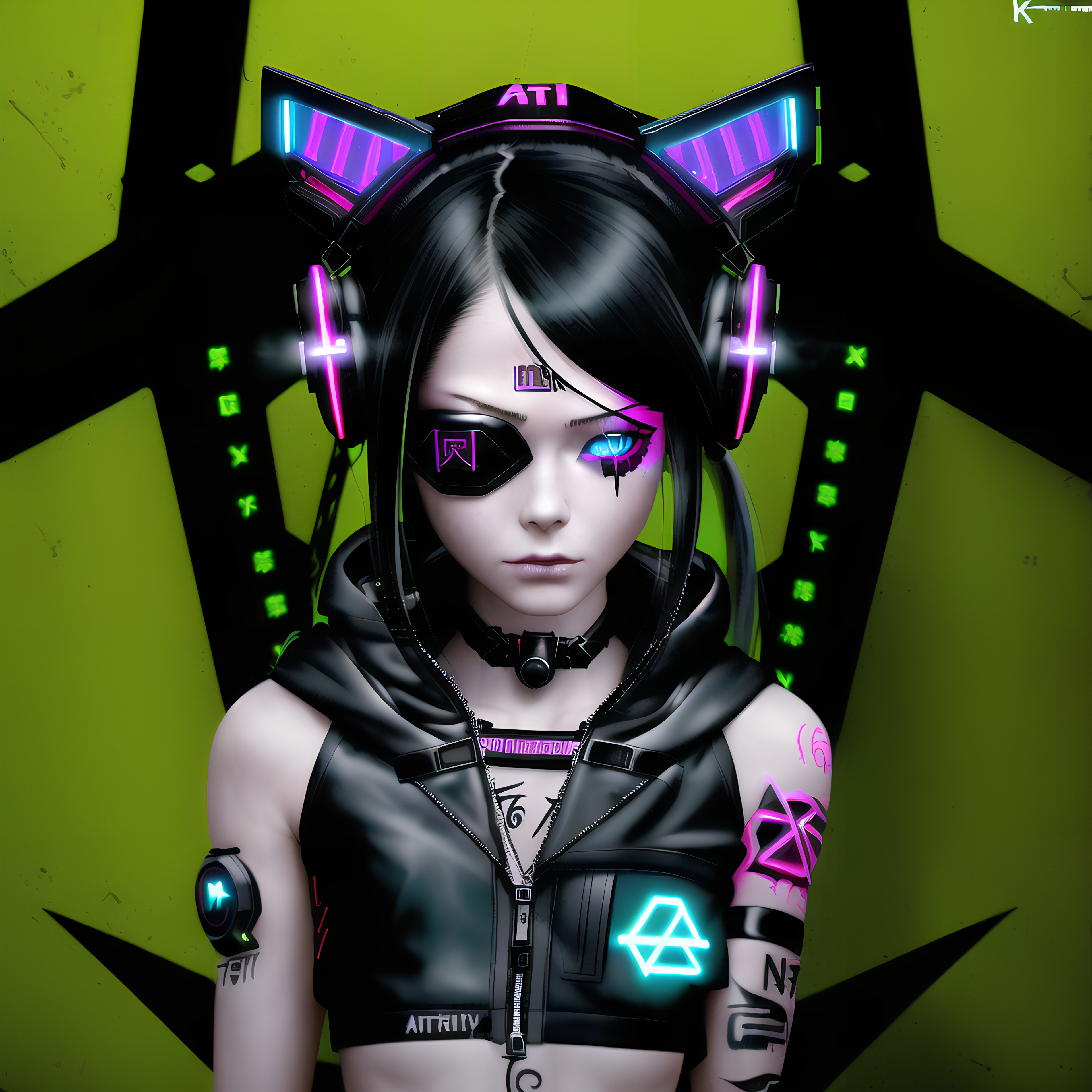 Cyberpunk Girl Wallpaper by Zamonelli on DeviantArt