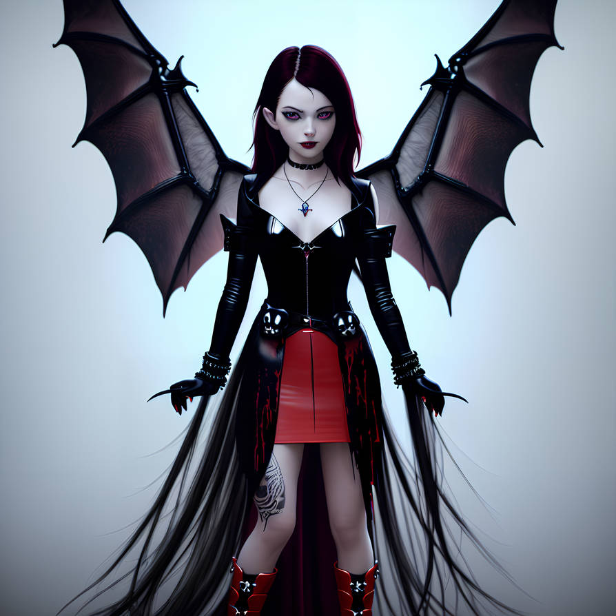 Winged Vampire Girl (35) by PunkerLazar on DeviantArt