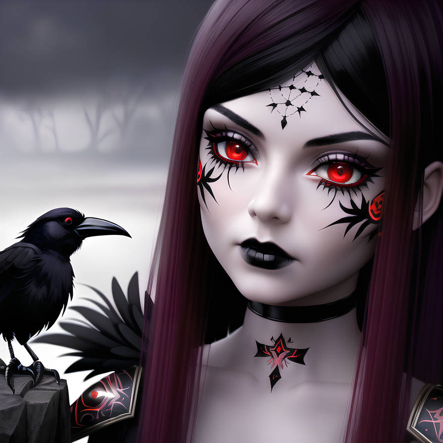 Goth raven master (5) by PunkerLazar on DeviantArt