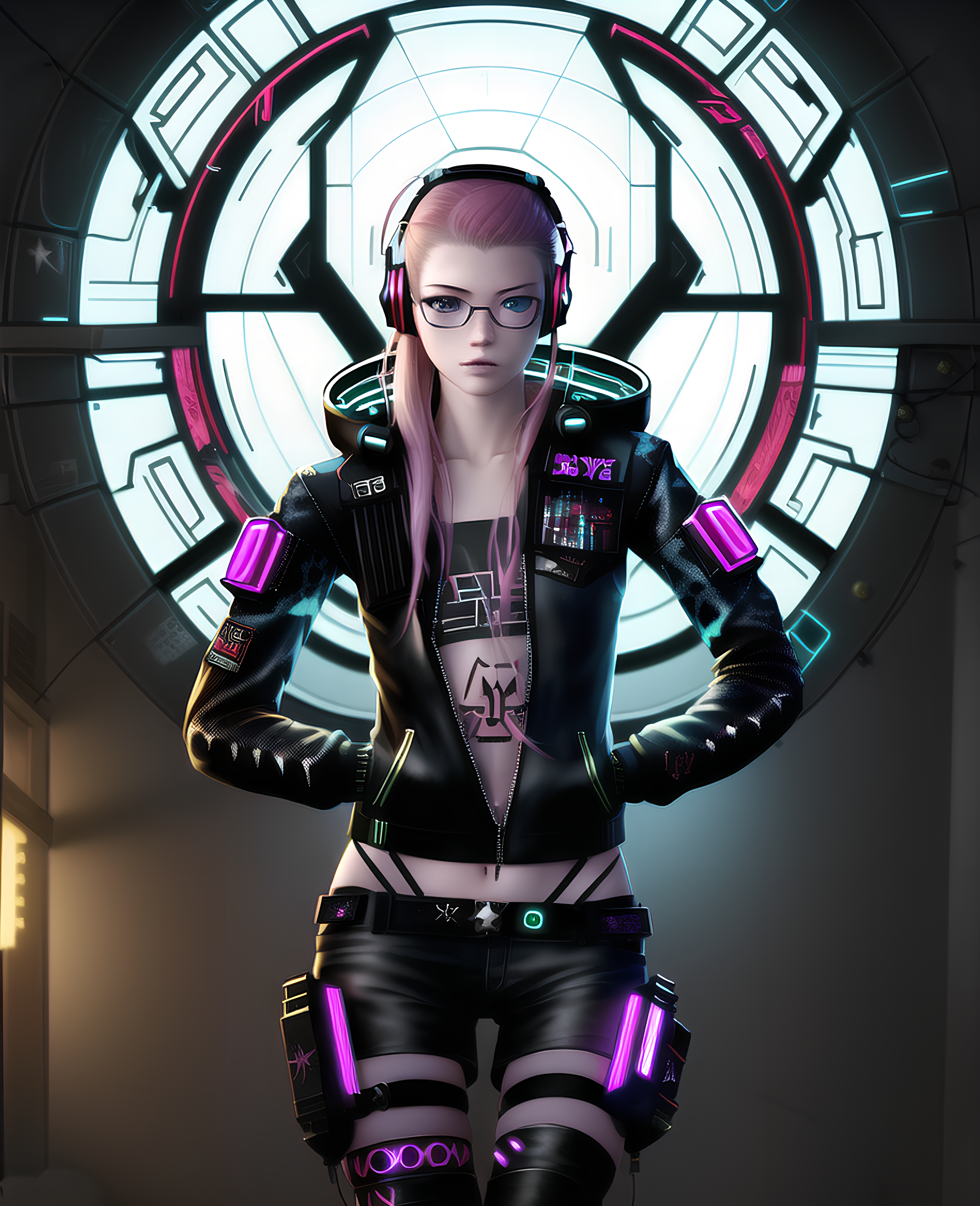 Cyberpunk girl by lXlBaNNeR on DeviantArt