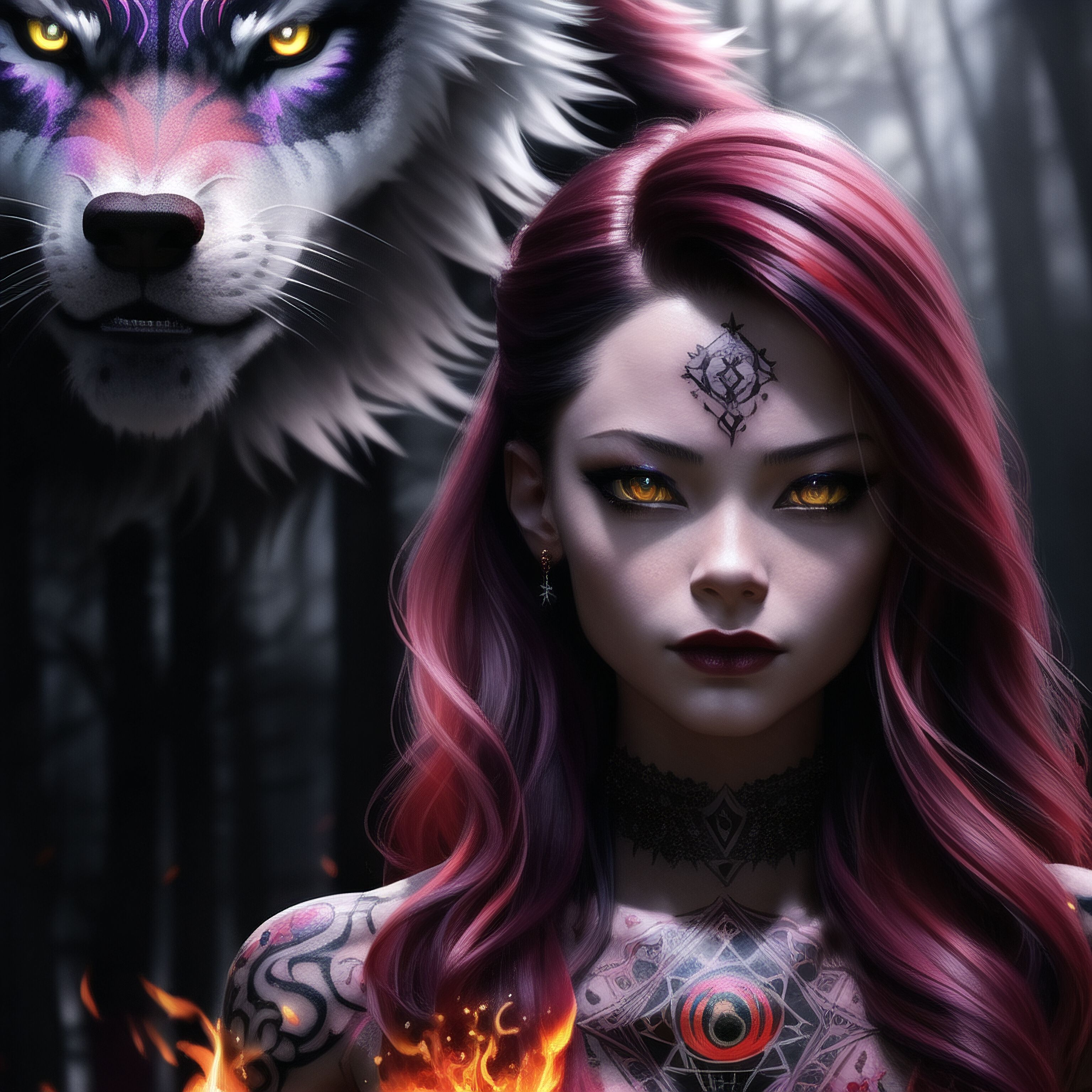 Wolf witch (22) by PunkerLazar on DeviantArt