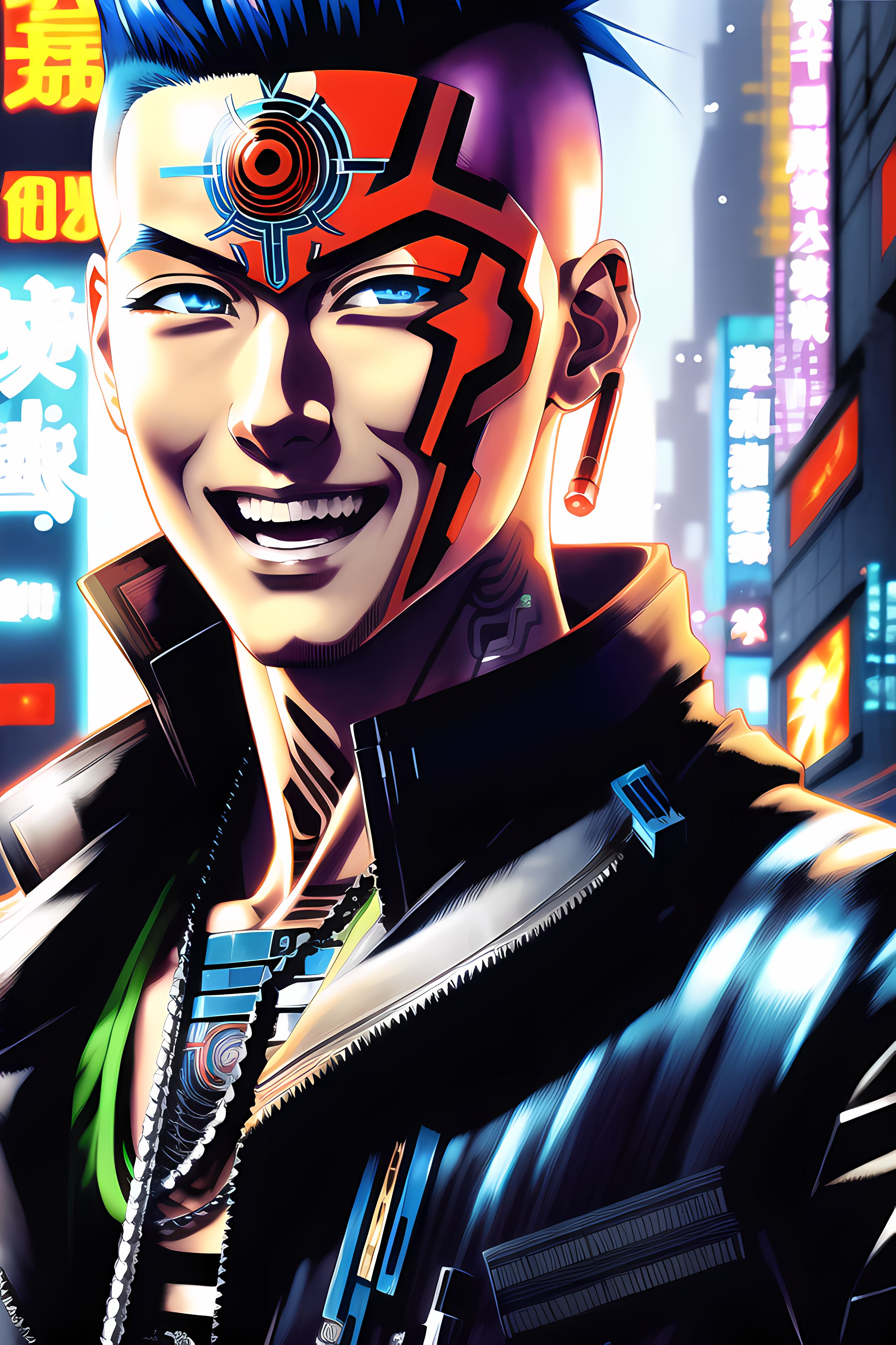 ANIME Cyberpunk Boy (7) by PunkerLazar on DeviantArt