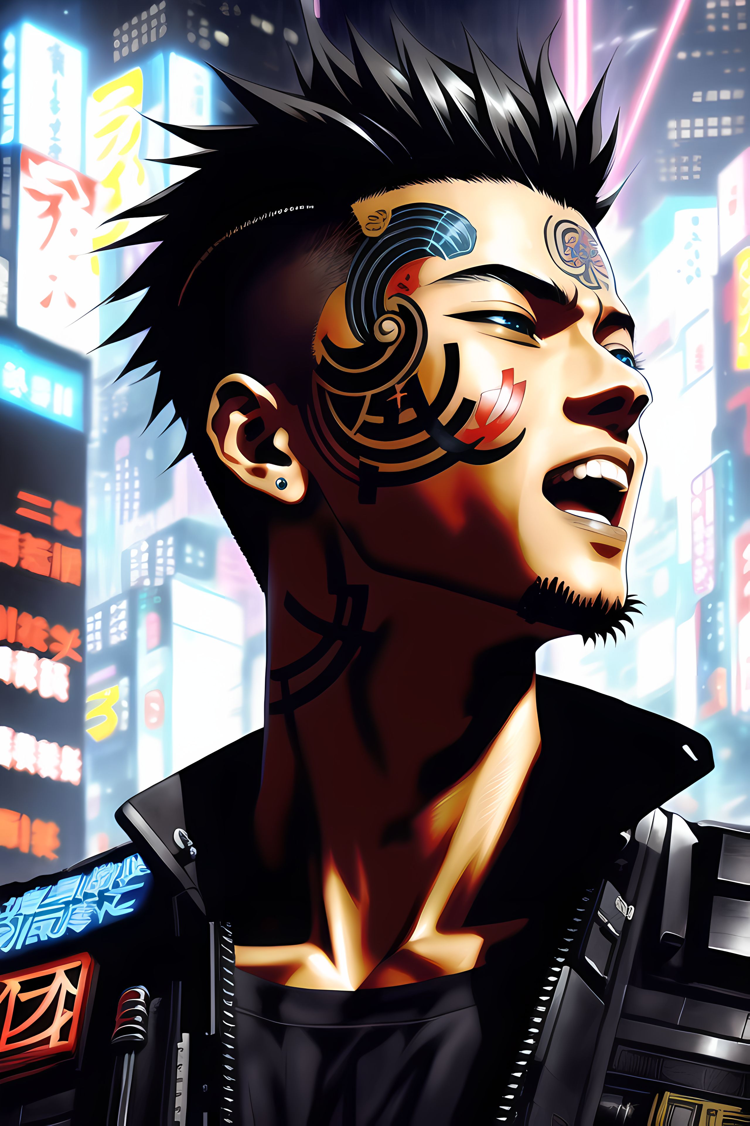 ANIME Cyberpunk Boy (4) by PunkerLazar on DeviantArt