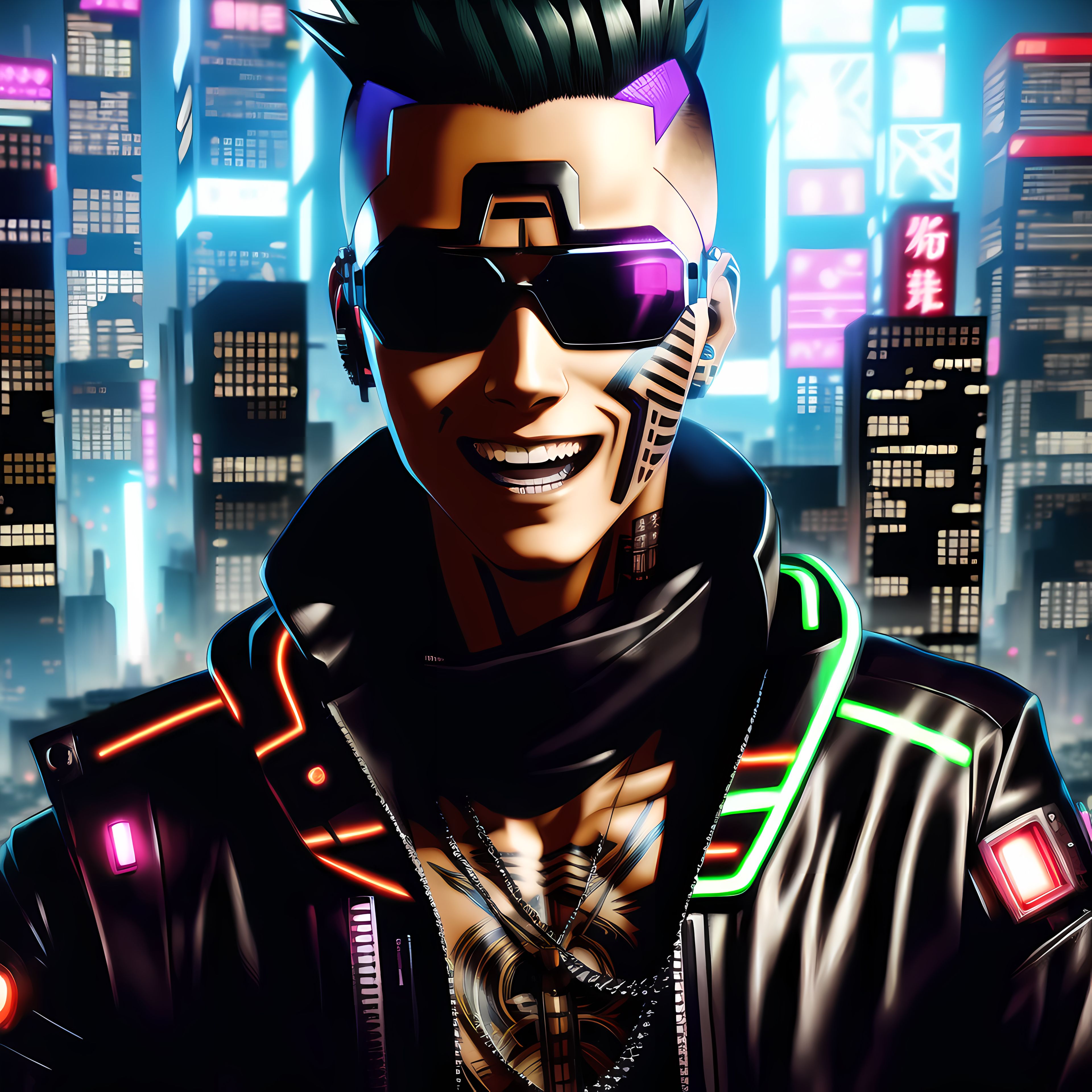 Anime boy - Cyberpunk character by Allydity2412 on DeviantArt