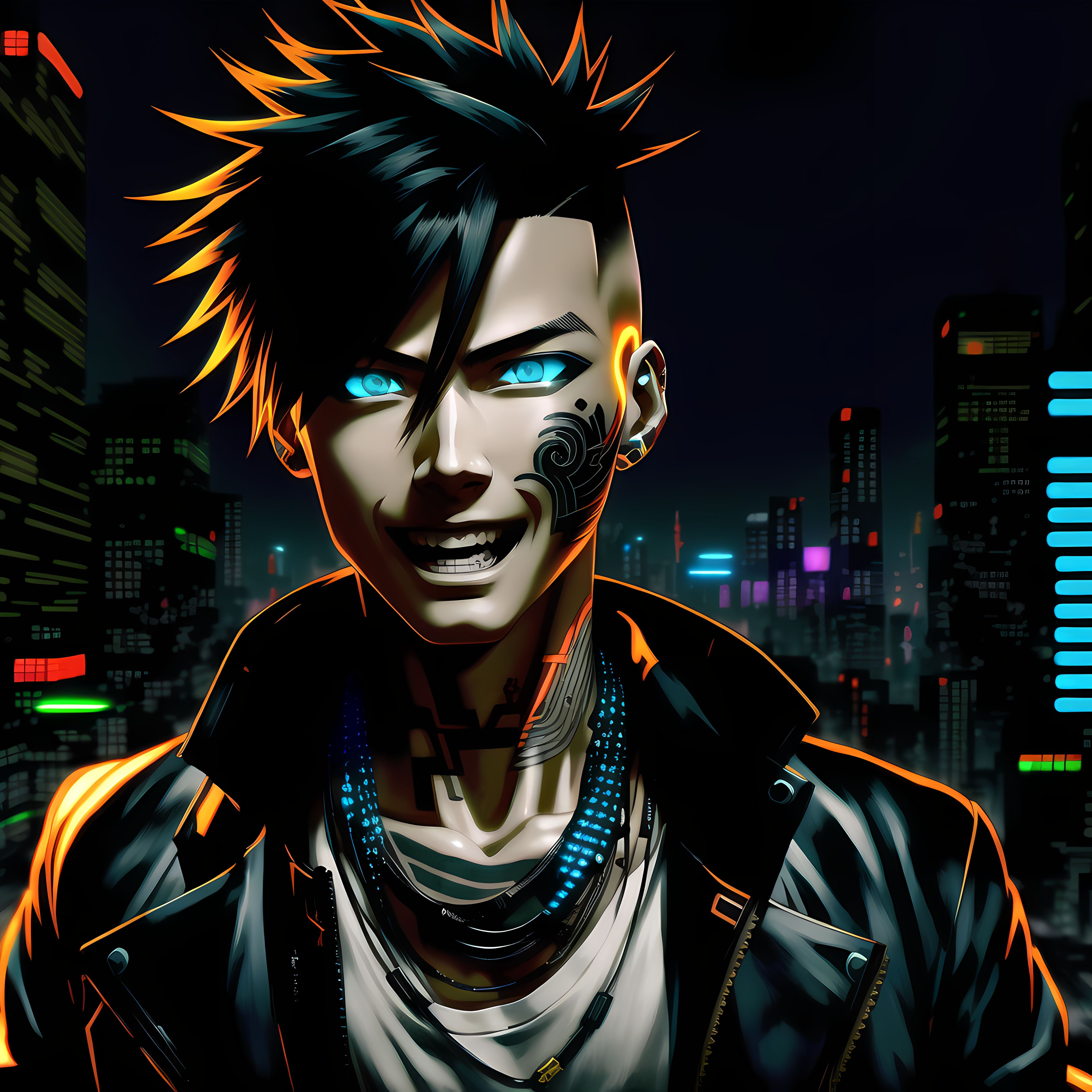 ANIME Cyberpunk Boy (2) by PunkerLazar on DeviantArt