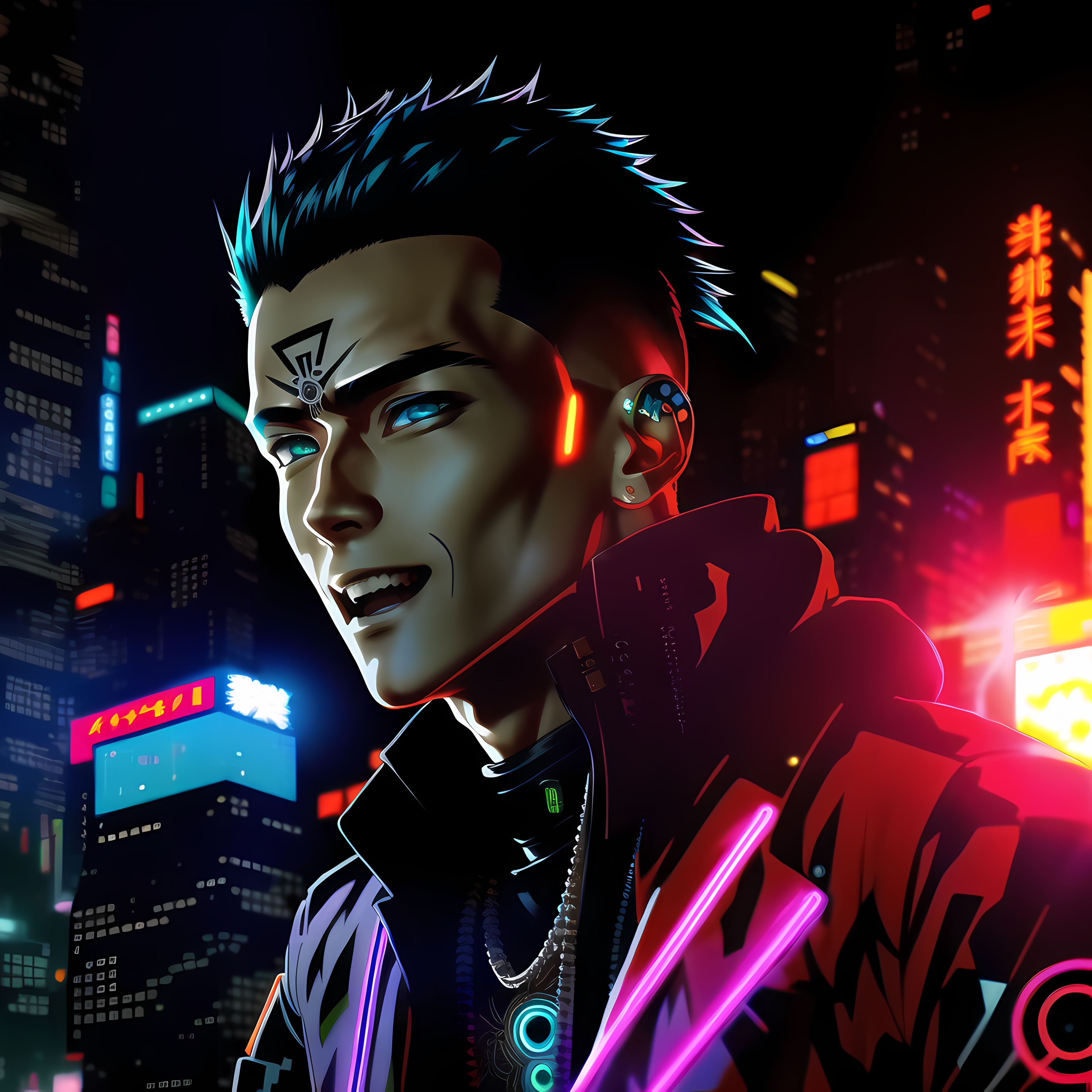 ANIME Cyberpunk Boy (6) by PunkerLazar on DeviantArt