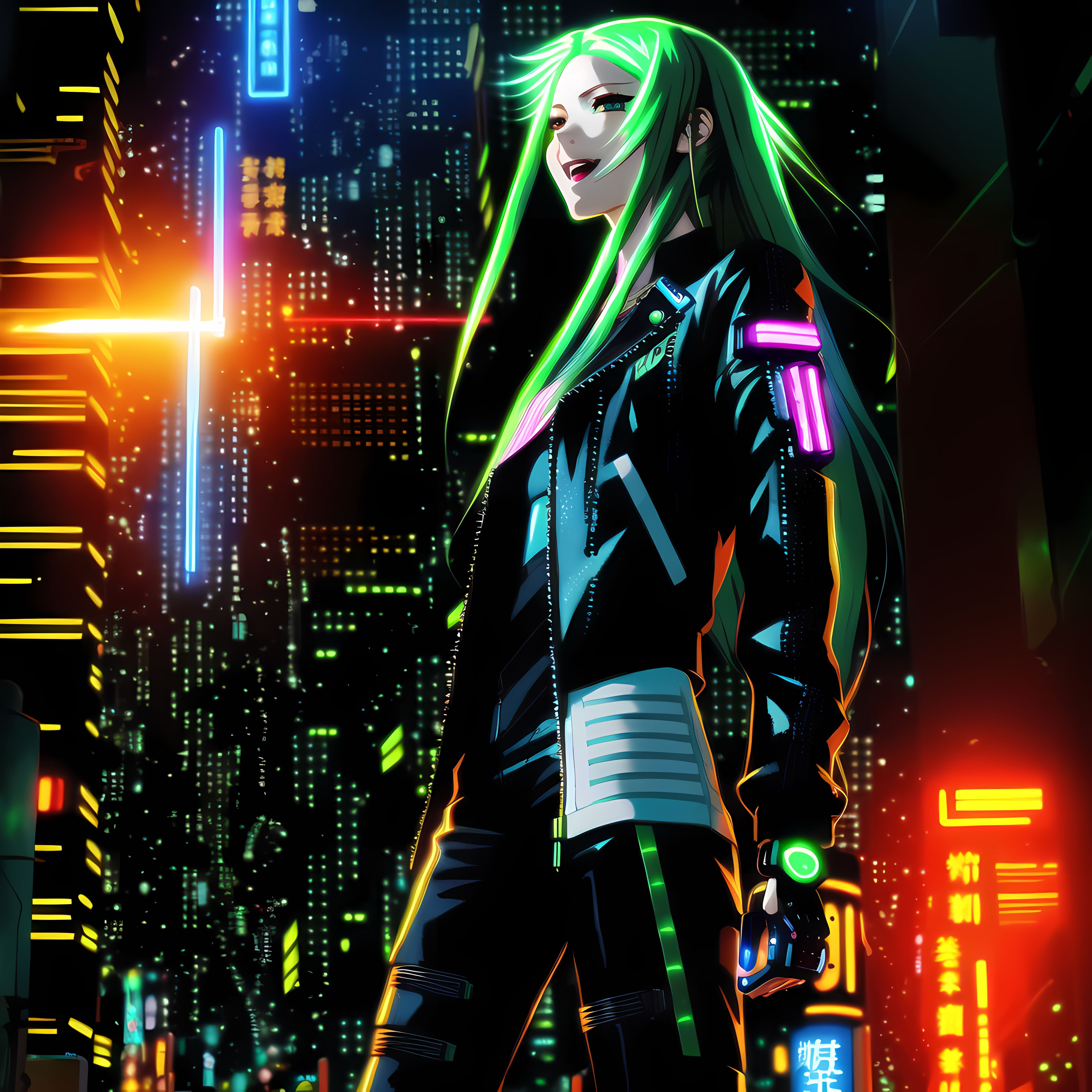 City Glow - Animated by TheFearMaster  Cyberpunk city, Futuristic city,  Neon wallpaper