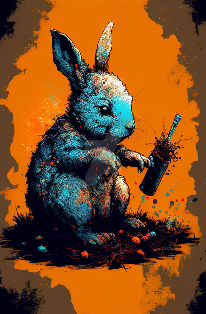 Inkpunk Rabbit (1) by PunkerLazar on DeviantArt