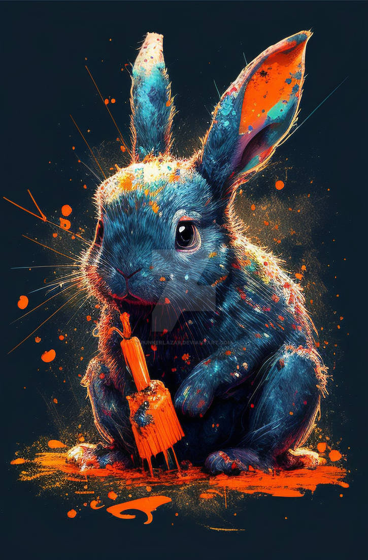 Inkpunk Rabbit (2) by PunkerLazar on DeviantArt
